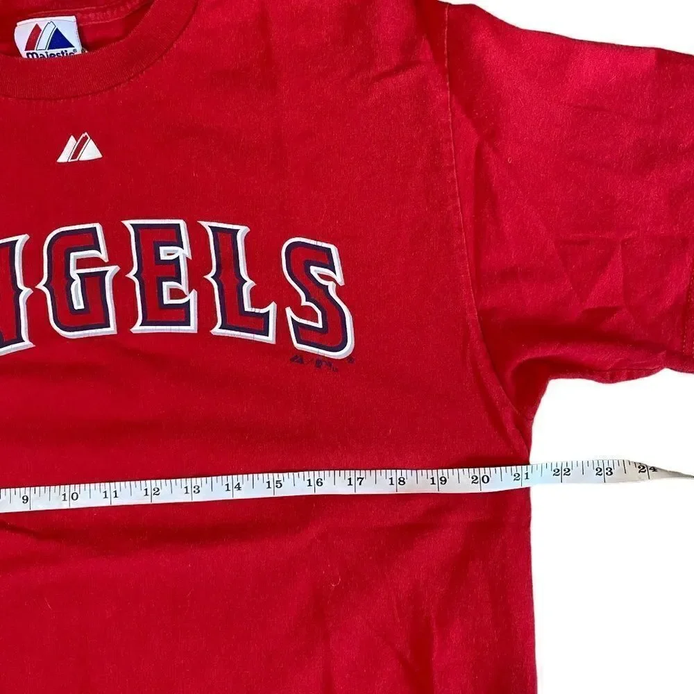 MLB Los Angeles Angels red t shirt